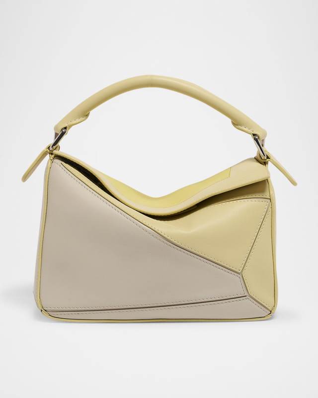 x Albers Puzzle Square Shoulder Bag in Leather